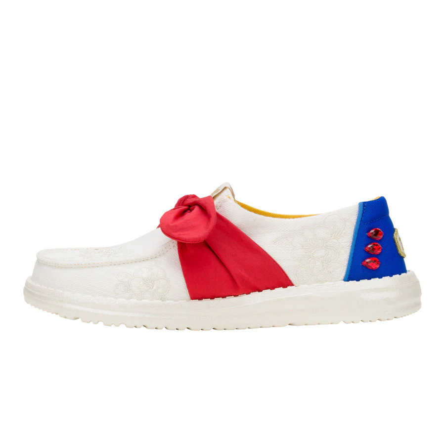Fairytale Bow Canvas Sneakers - Snow White Edition