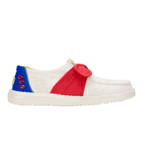 Fairytale Bow Canvas Sneakers - Snow White Edition