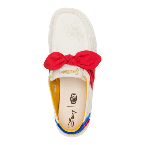 Fairytale Bow Canvas Sneakers - Snow White Edition