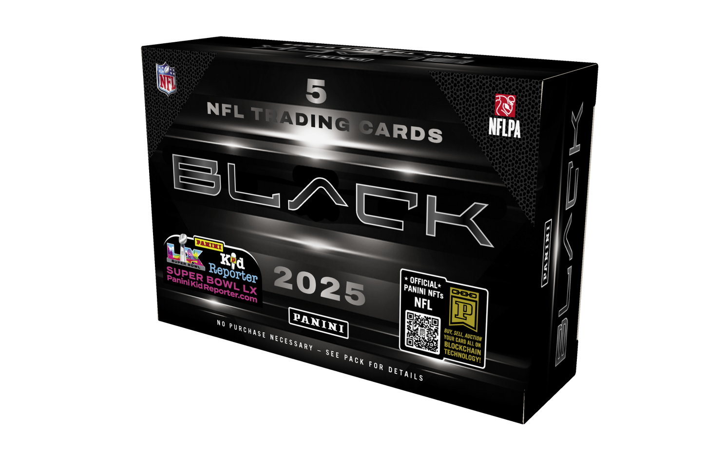 2025 Black NFL Trading Card Box Hobby
