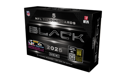 2025 Black NFL Trading Card Box Hobby