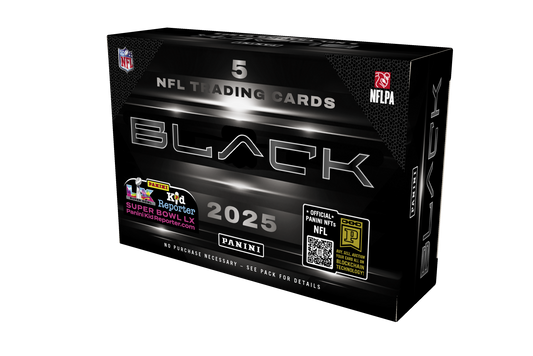 2025 Black NFL Trading Card Box Hobby