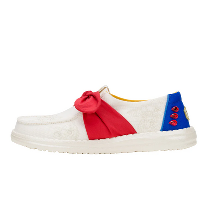 Fairytale Bow Canvas Sneakers - Snow White Edition
